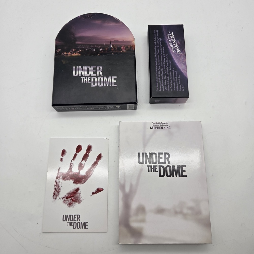 Under the Dome Steven King DVDS Box Set W/ Postcard & Mint Discs